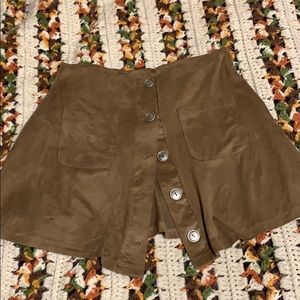 Fashion Nova Tan Skirt